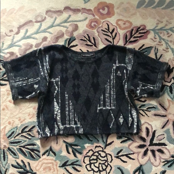 American Apparel Sweaters - American Apparel Vintage Crop Short Sleeve Sweater